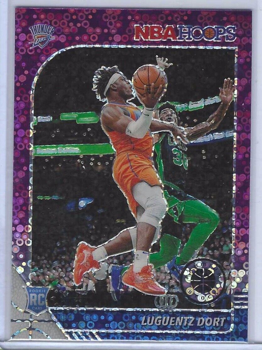 LUGUENTZ DORT 2019-20 NBA HOOPS PREMIUM STOCK PURPLE DISCO PRIZM ROOKIE RC #213