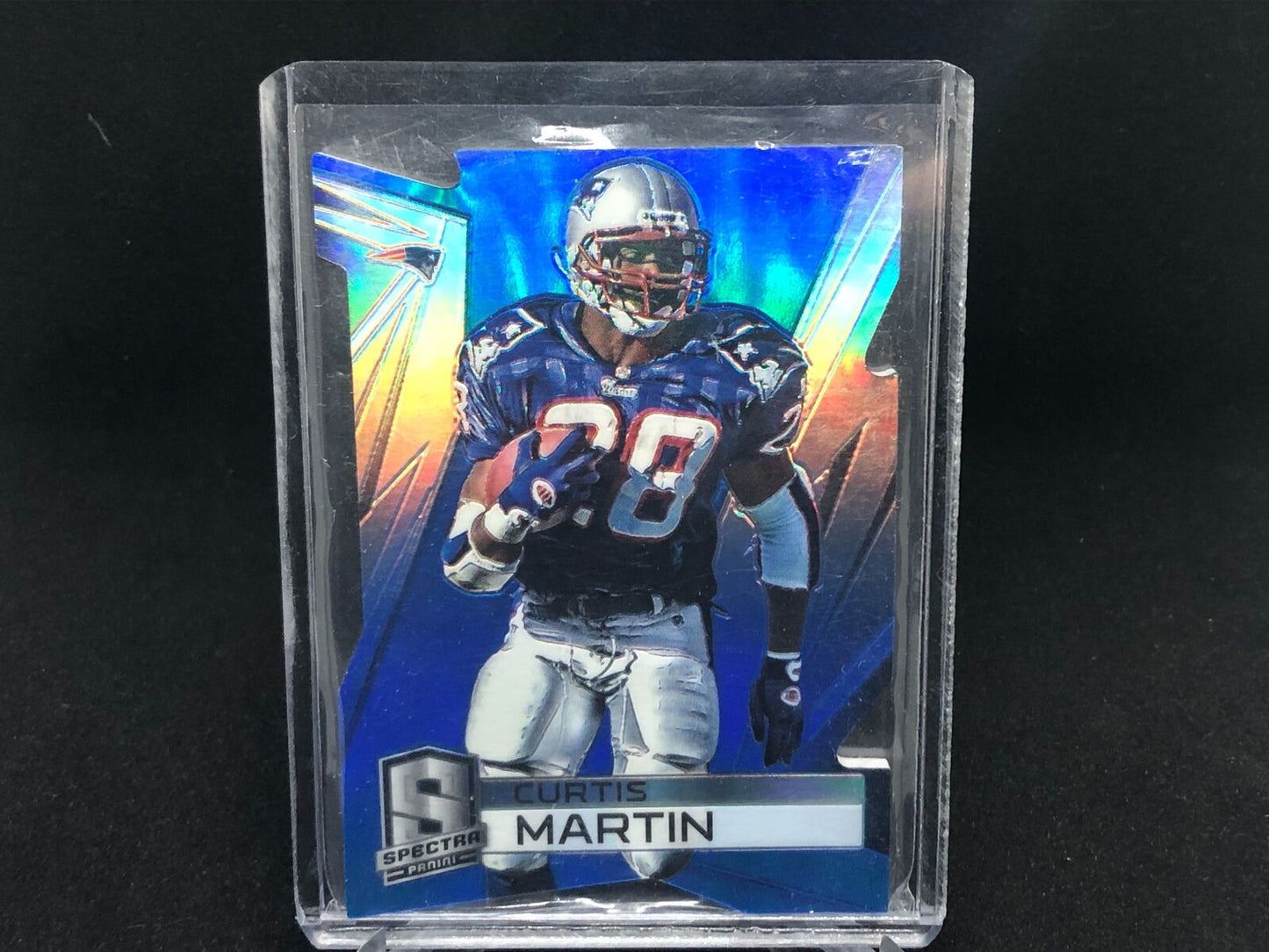 CURTIS MARTIN 2014 SPECTRA DIE CUT BLUE #’D 2/25
