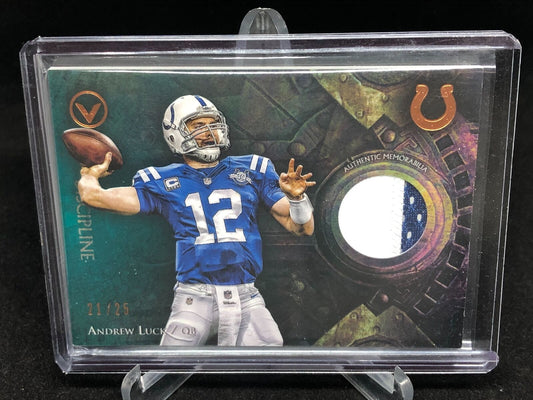 ANDREW LUCK 2014 TOPPS VALOR 2 CLR PATCH #D 21/25