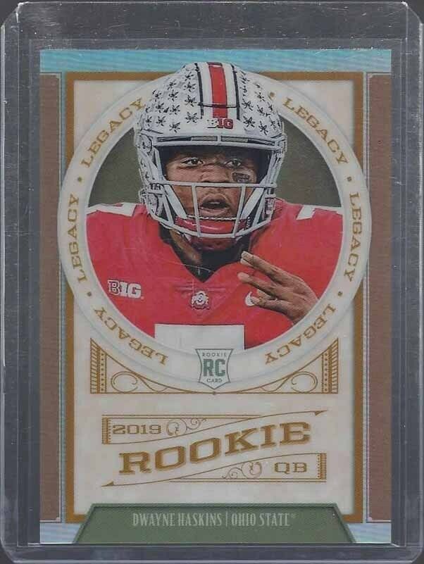 DWAYNE HASKINS 2019 PANINI LEGACY COPPER BRONZE HOLO PRIZM RC #D 19/35