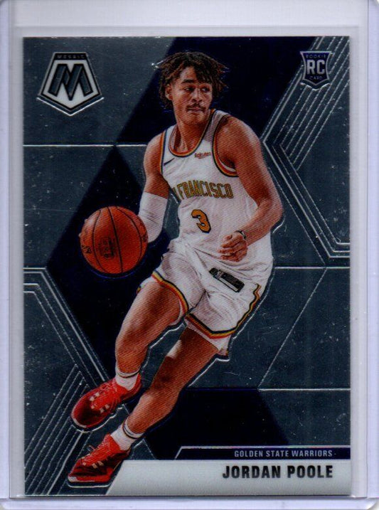 JORDAN POOLE 2019-20 PANINI MOSAIC TRUE ROOKIE RC #228