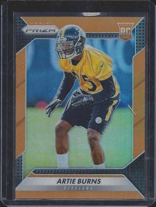 ARTIE BURNS 2016 PANINI PRIZM ORANGE PRIZMS REFRACTOR ROOKIE RC #D 261/299