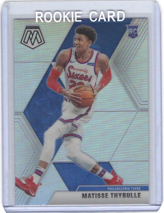 MATISSE THYBULLE 2019-20 PANINI MOSAIC SILVER PRIZM ROOKIE RC #245