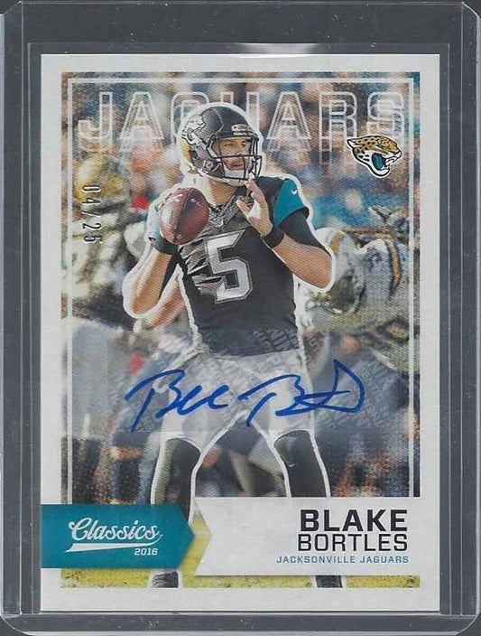BLAKE BORTLES 2016 CLASSICS JAGUARS AUTO #D 4/25