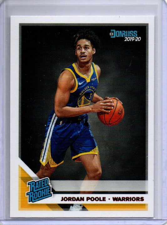 JORDAN POOLE 2019-20 PANINI DONRUSS TRUE ROOKIE RC #226