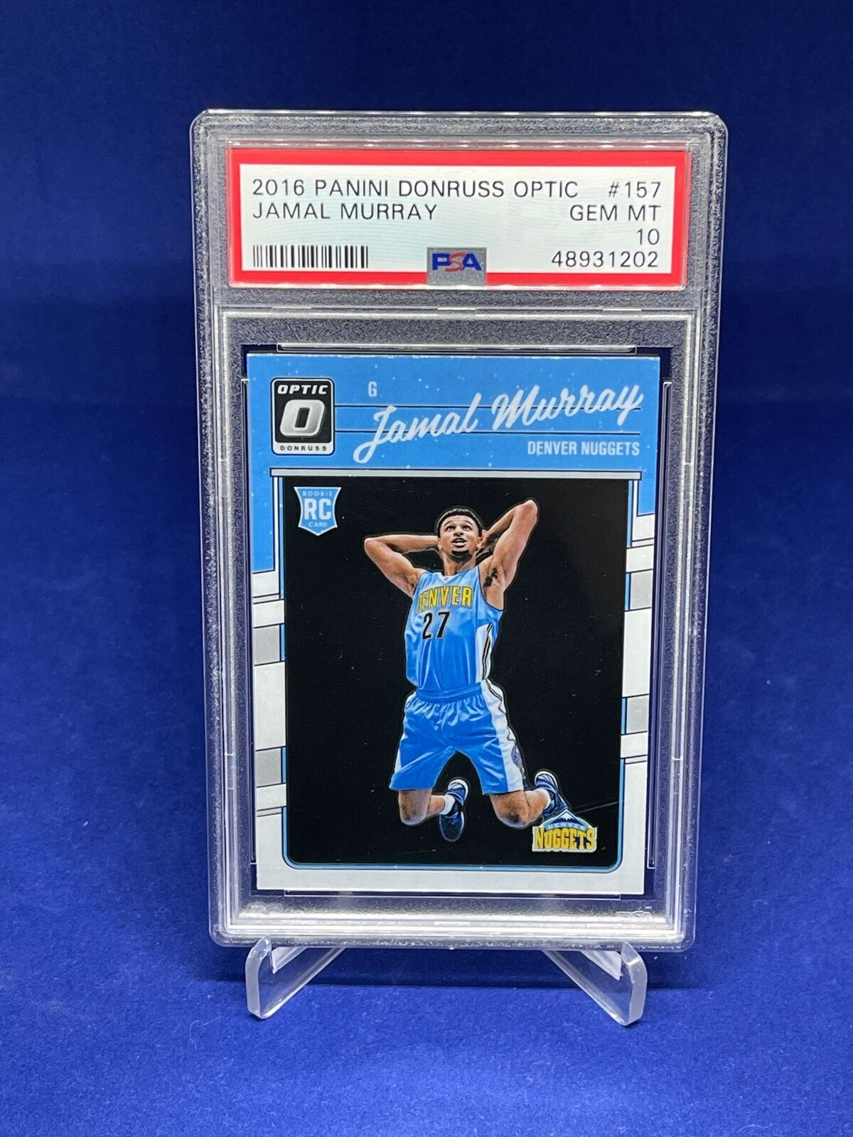 JAMAL MURRAY 2016-17 PANINI DONRUSS OPTIC ROOKIE RC #157 PSA 10 GEM MINT