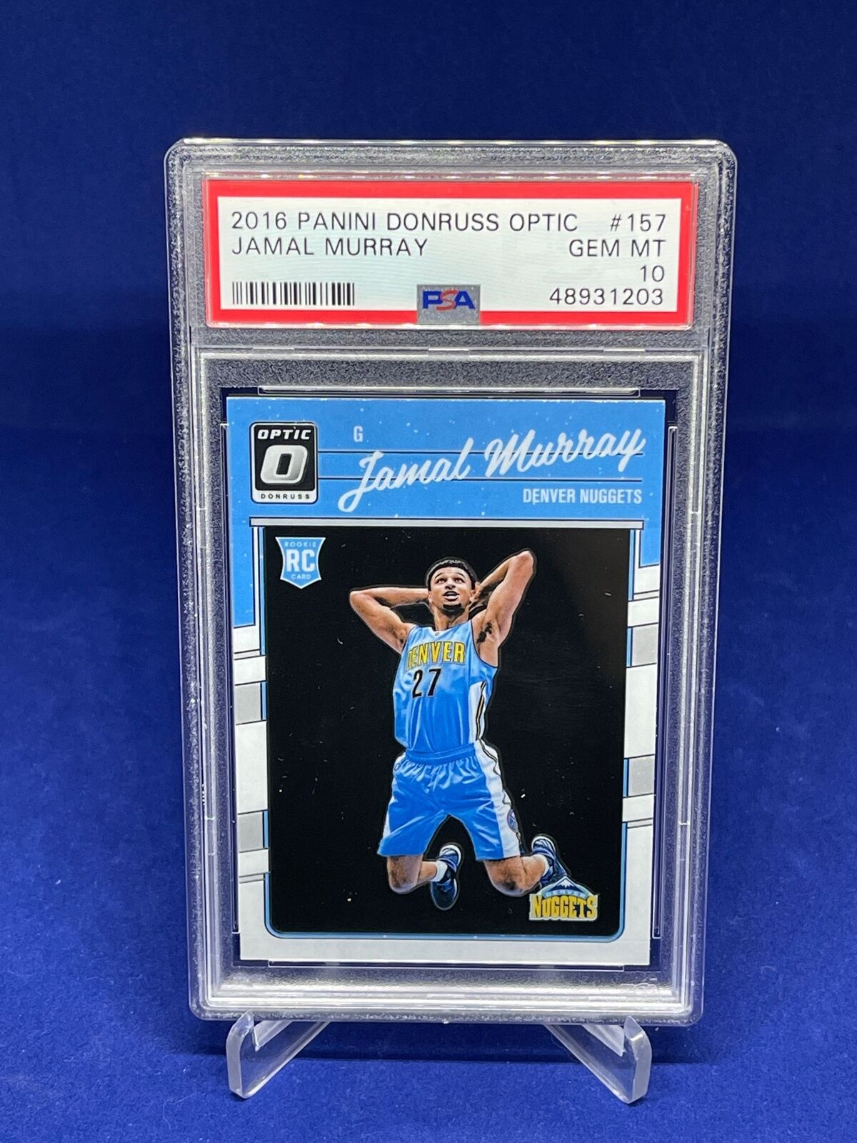 JAMAL MURRAY 2016-17 PANINI DONRUSS OPTIC ROOKIE RC #157 PSA 10 GEM MINT