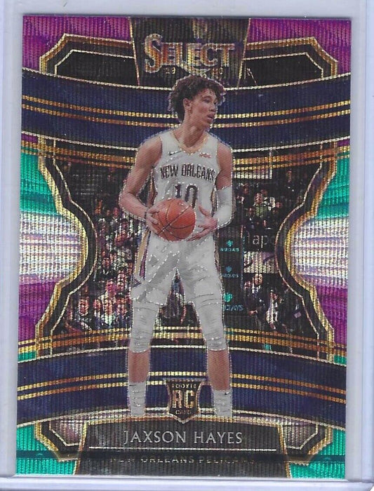 JAXSON HAYES 2019-20 PANINI SELECT TRI COLOR PRIZM CONCOURSE LEVEL RC #34