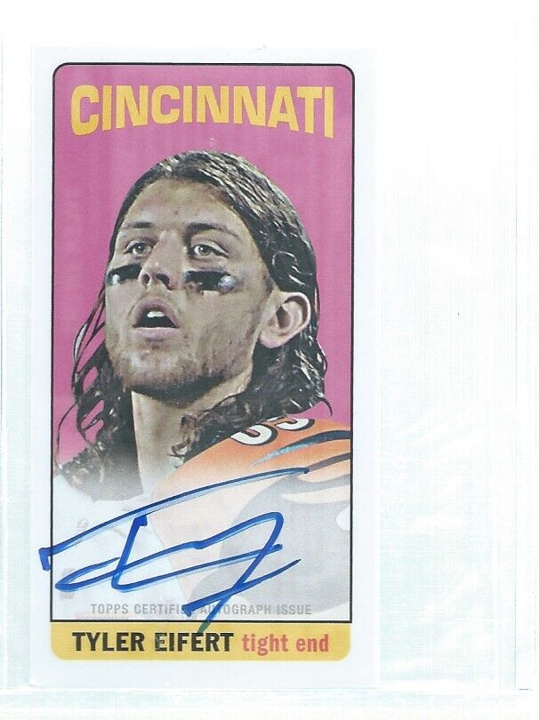TYLER EIFERT 2013 TOPPS TALL BOY ON CARD AUTO RC #9
