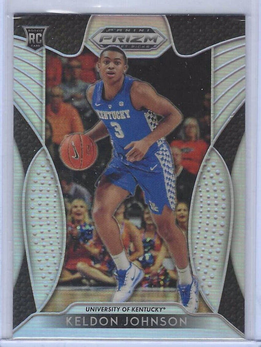KELDON JOHNSON 2019-20 PANINI PRIZM DRAFT PICKS SILVER PRIZM ROOKIE RC #29