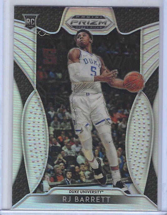 RJ BARRETT 2019-20 PANINI PRIZM DRAFT PICKS SILVER PRIZM ROOKIE RC #3
