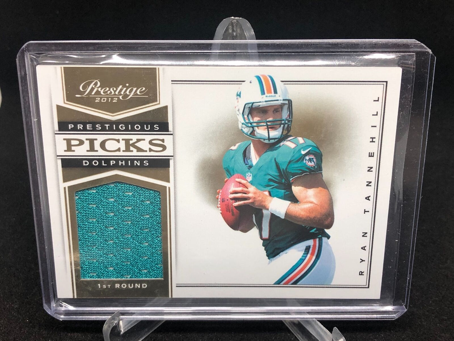 RYAN TANNEHILL 2012 PRESTIGE PICKS JERSEY RELIC RC #D 67/299