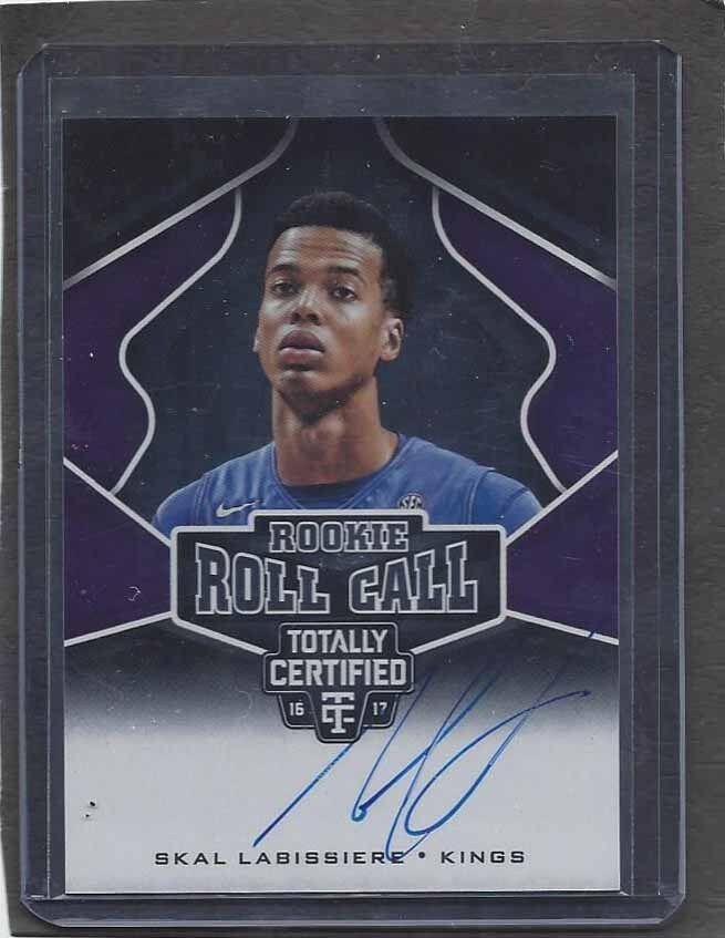 SKAL LABISSIERE 2016-17 TOTALLY CERTIFIED ROOKIE ROLL CALL ON CARD AUTO RC #21