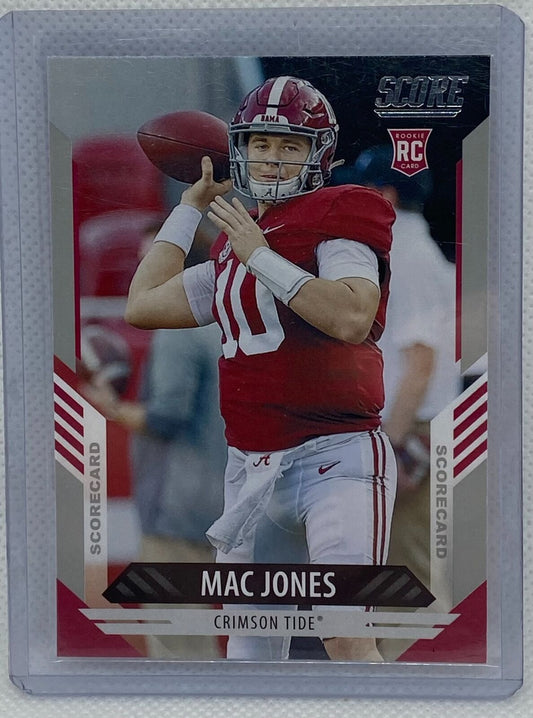MAC JONES 2021 PANINI SCORE SCORECARD RC #306