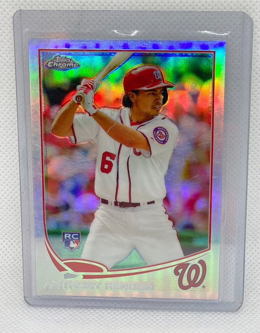 ANTHONY RENDON 2013 TOPPS CHROME SILVER REFRACTOR RC #128