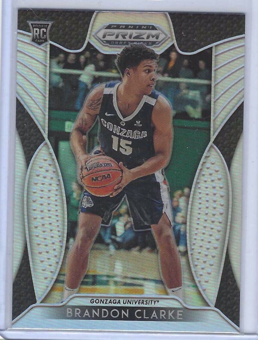 BRANDON CLARKE 2019-20 PANINI PRIZM DRAFT PICKS SILVER PRIZM ROOKIE RC #86