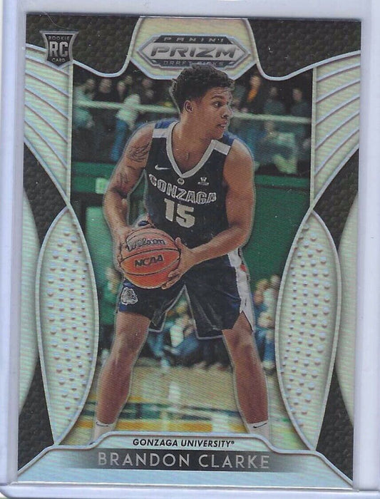 BRANDON CLARKE 2019-20 PANINI PRIZM DRAFT PICKS SILVER PRIZM ROOKIE RC #86