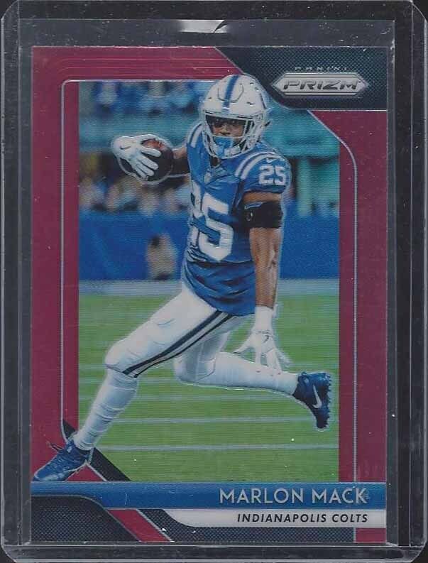 MARLON MACK 2018 PANINI PRIZM RED SSP RETAIL ONLY PRIZMS #116