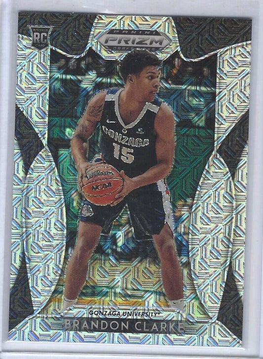 BRANDON CLARKE 2019-20 PANINI PRIZM DRAFT PICKS SILVER MOJO PRIZM ROOKIE RC /49