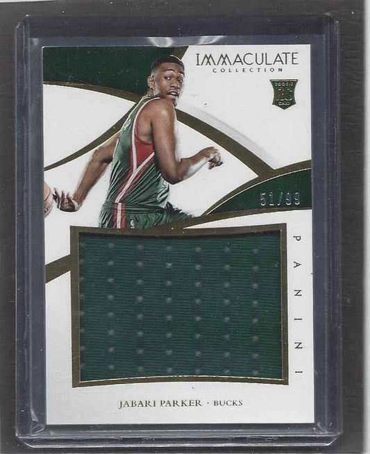JABARI PARKER 2014-15 IMMACULATE JUMBO BUCKS ROOKIE JERSEY RC #D 51/99