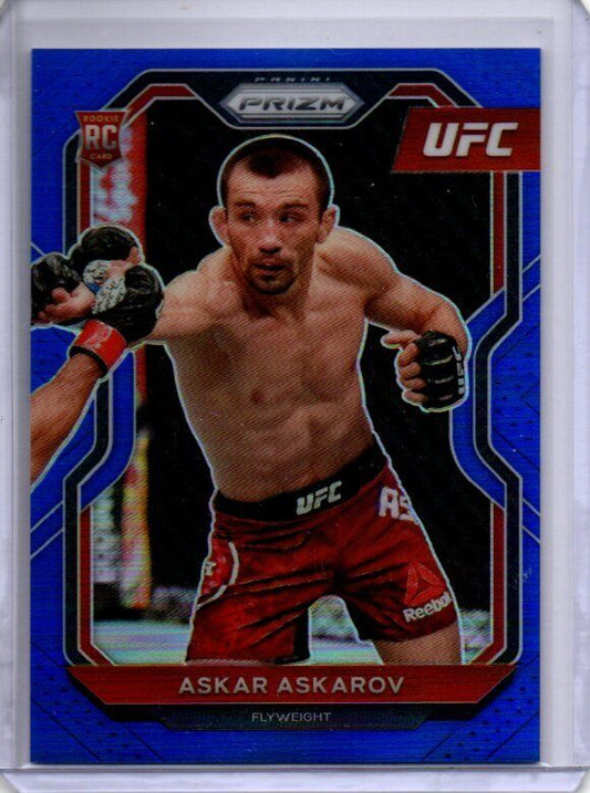ASKAR ASKAROV 2021 PANINI PRIZM UFC BLUE PRIZM RC #D 108/199