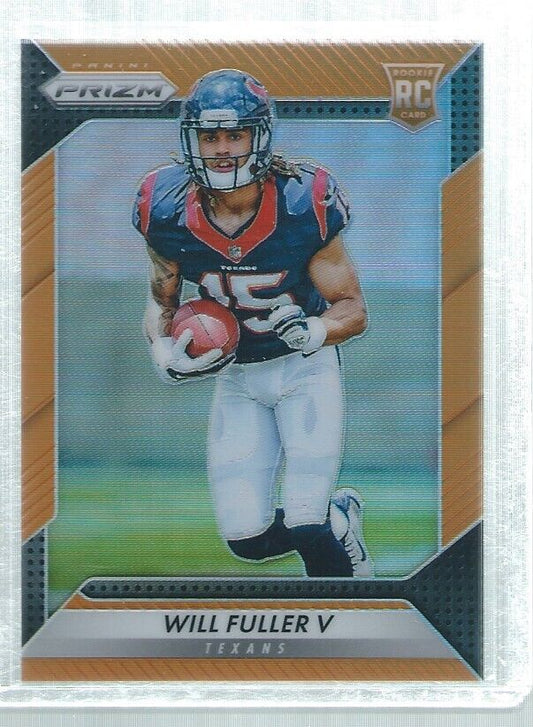 WILL FULLER V 2016 PANINI PRIZM ORANGE PRIZMS ROOKIE RC #D 193/299