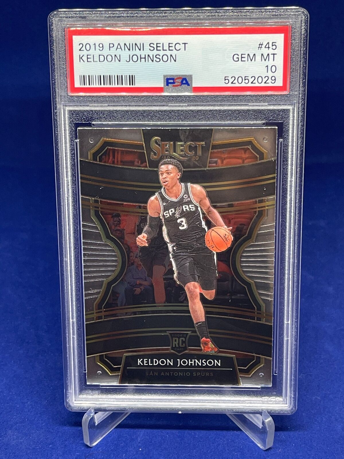 KELDON JOHNSON 2019-20 PANINI SELECT ROOKIE RC #45 PSA 10 GEM MINT