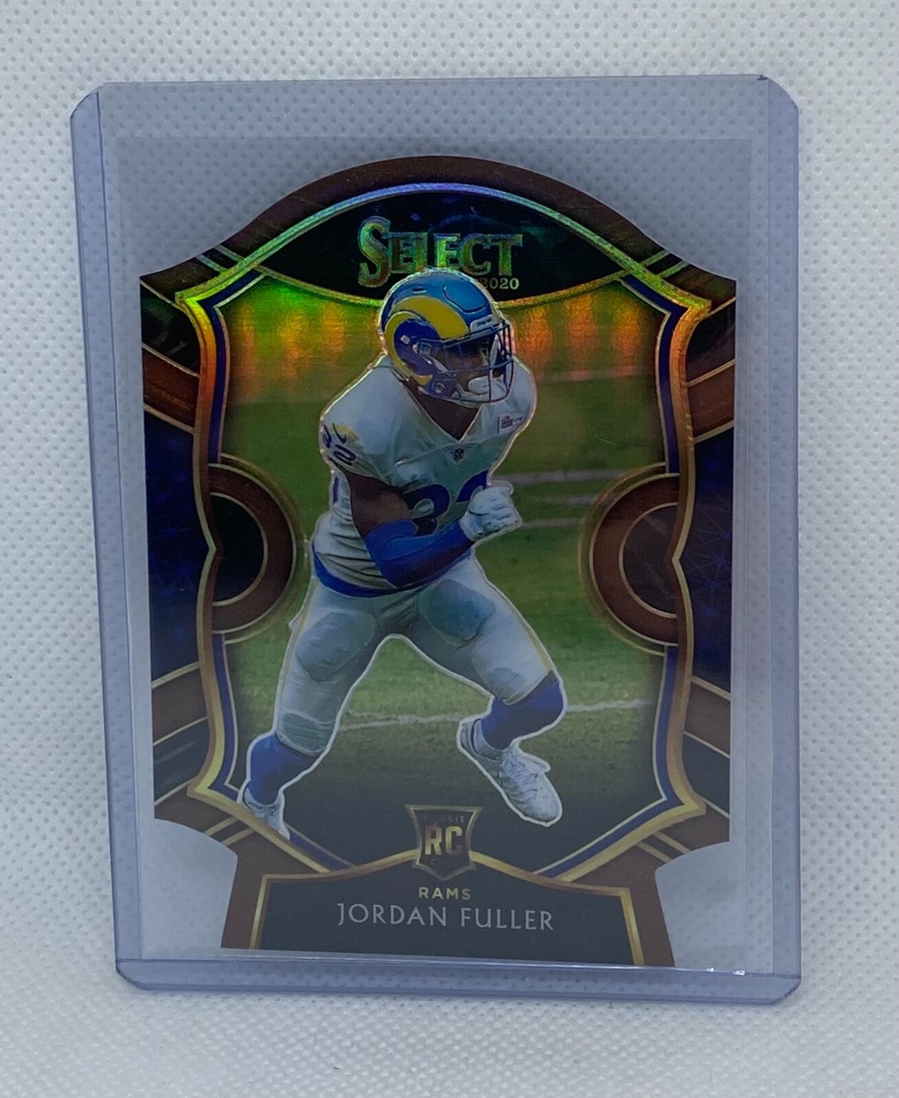 JORDAN FULLER 2020 SELECT CONCOURSE LEVEL BRONZE PRIZM DIE CUT RC #D 296/355