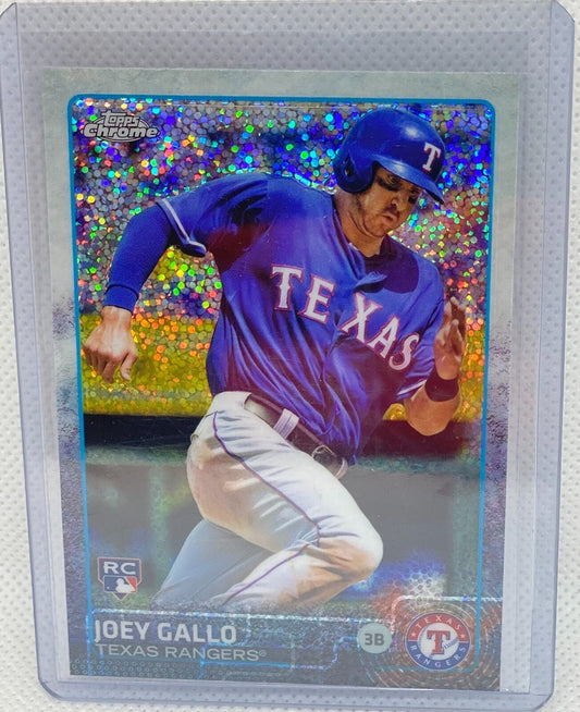 JOEY GALLO 2015 TOPPS CHROME UPDATE SPECKLE REFRACTOR RC #US103
