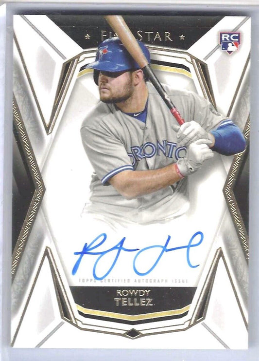ROWDY TELLEZ 2019 TOPPS FIVE STAR ROOKIE ON CARD AUTO RC #FSA-RT