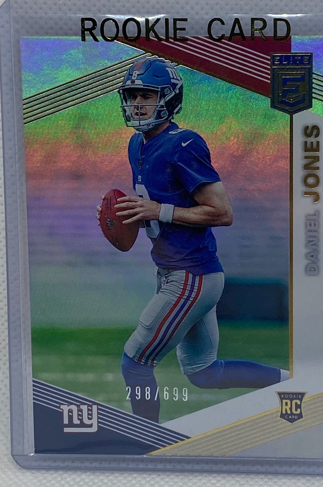 DANIEL JONES 2019 PANINI DONRUSS ELITE RC #D 299/699