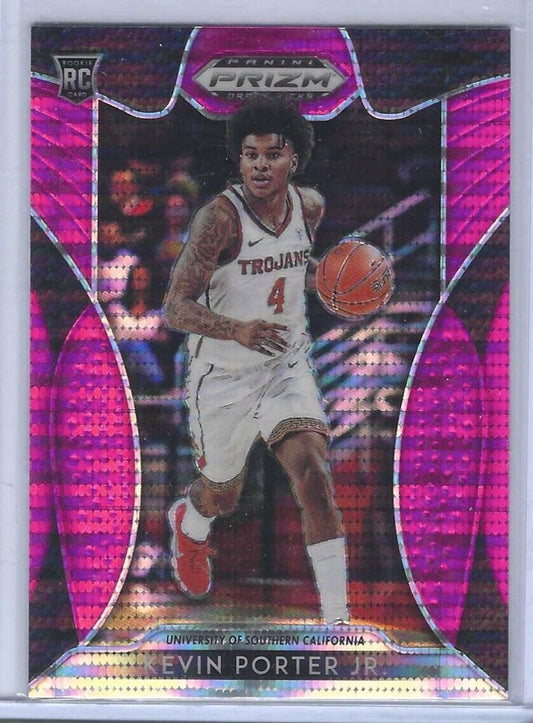 KEVIN PORTER JR 2019-20 PANINI PRIZM DRAFT PICKS PINK PULSAR ROOKIE RC #30