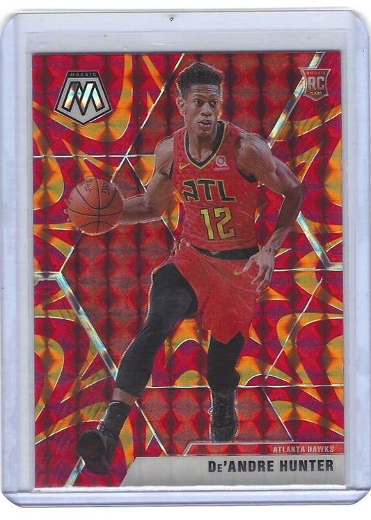 DE'ANDRE HUNTER 2019-20 PANINI MOSAIC ORANGE REACTIVE PRIZM RC #239