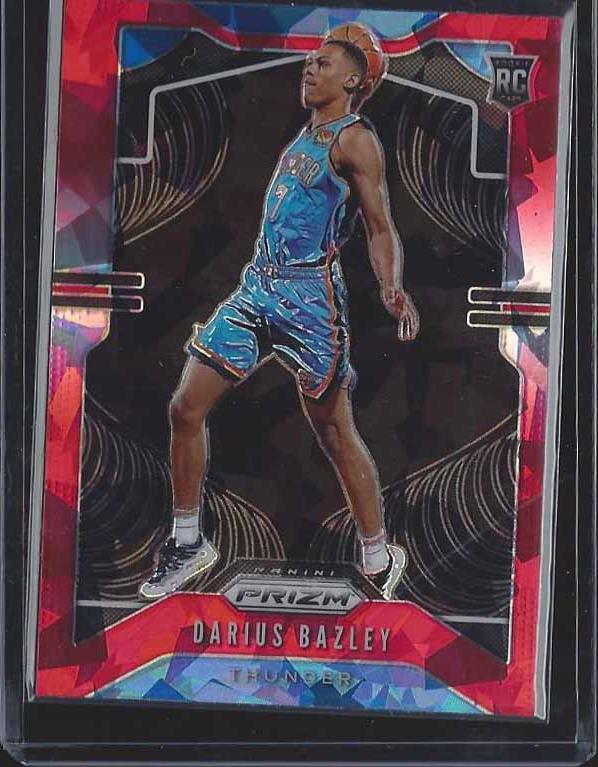 DARIUS BAZLEY 2019-20 PANINI PRIZM RED ICE SSP ROOKIE PRIZMS RC #289
