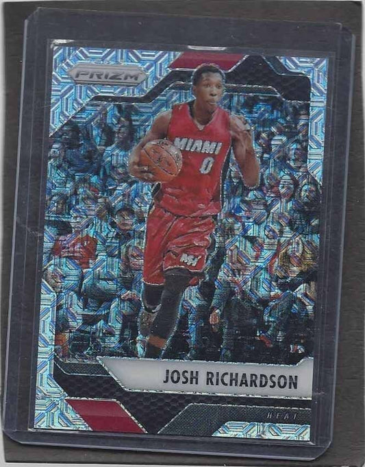 JOSH RICHARDSON 2016-17 PANINI PRIZM MOJO MOSAIC MIAMI HEAT PRIZM #D 23/25