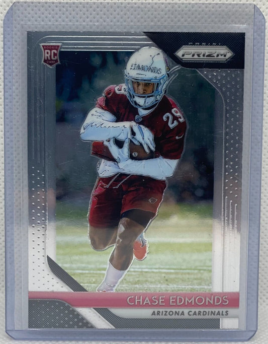 CHASE EDMONDS 2018 PANINI PRIZM TRUE ROOKIE RC #276