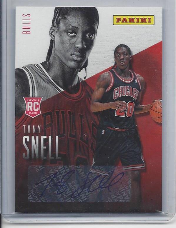 TONY SNELL 2014 PANINI FATHERS DAY BULLS ROOKIE AUTO RC #12