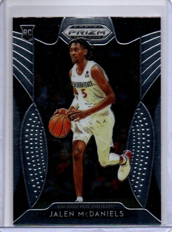 JALEN MCDANIELS 2019 PANINI PRIZM DRAFT PICKS TRUE ROOKIE RC #54