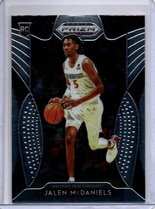 JALEN MCDANIELS 2019 PANINI PRIZM DRAFT PICKS TRUE ROOKIE RC #54