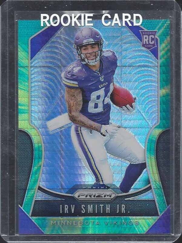 IRV SMITH JR 2019 PANINI PRIZM HYPER ROOKIE PRIZMS RC #D 25/175