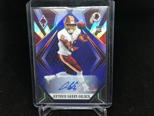 ANTONIO GANDY-GOLDEN 2020 PANINI PHOENIX BLUE PRIZM AUTO RC #D 1/15