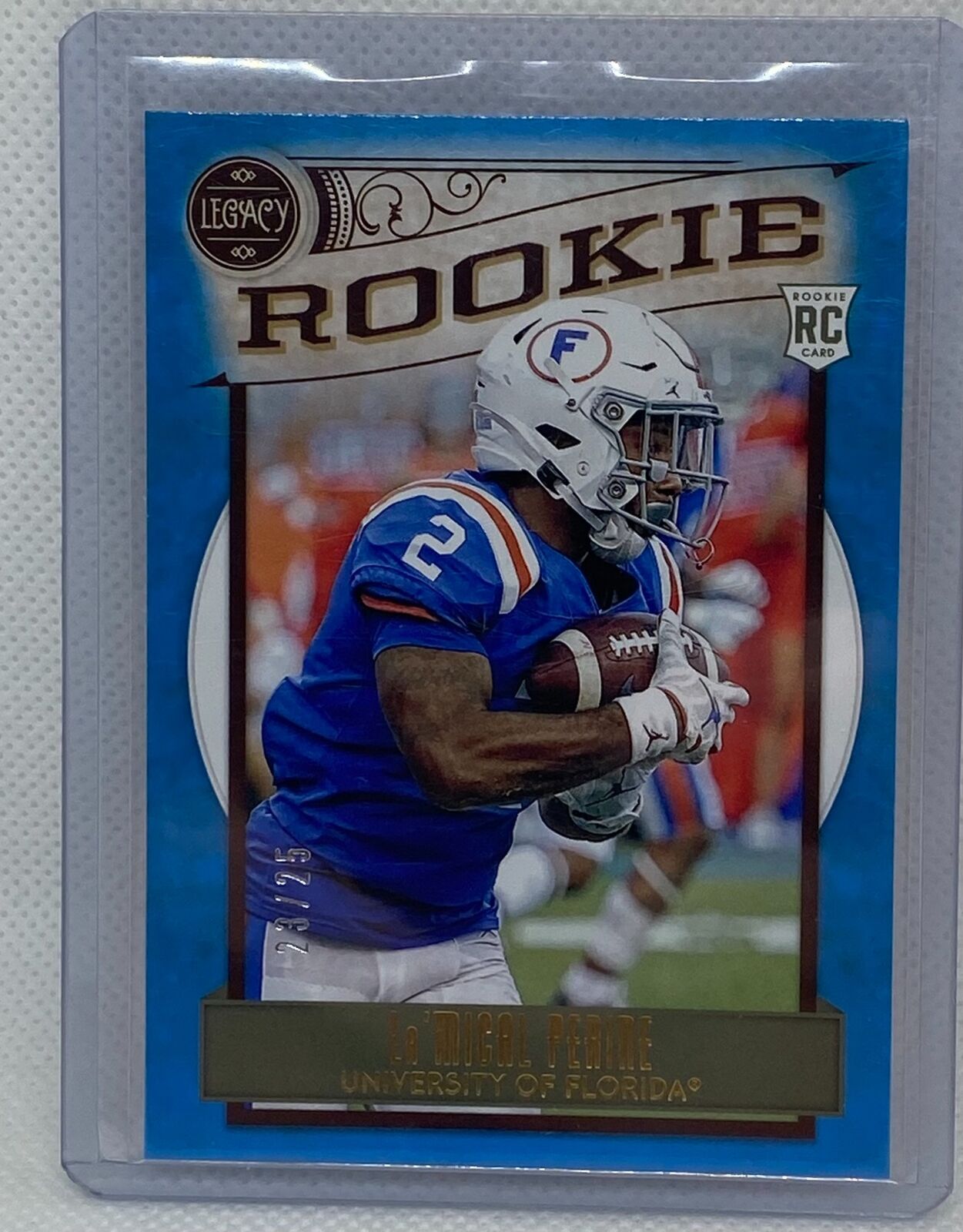 LA'MICAL PERINE 2020 PANINI LEGACY ROOKIE INDIGO RC #D 23/25