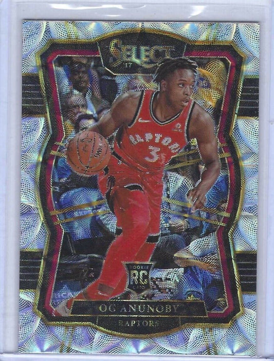 OG ANUNOBY 2017-18 PANINI SELECT PREMIER LEVEL SCOPE PRIZM ROOKIE RC #134