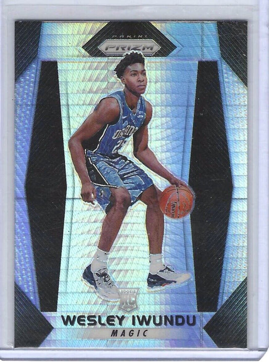 WESLEY IWUNDU 2017-18 PANINI PRIZM HYPER PRIZM ROOKIE RC #074