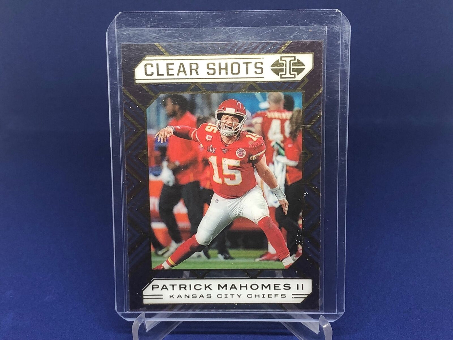 PATRICK MAHOMES II 2020 PANINI ILLUSIONS CLEAR SHOTS # 1