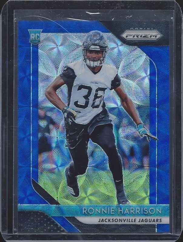 RONNIE HARRISON 2018 PANINI PRIZM BLUE SCOPE ROOKIE PRIZMS RC #D 8/99