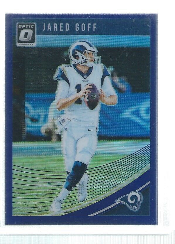 JARED GOFF 2018 DONRUSS OPTIC HOLO PURPLE #D 50/50