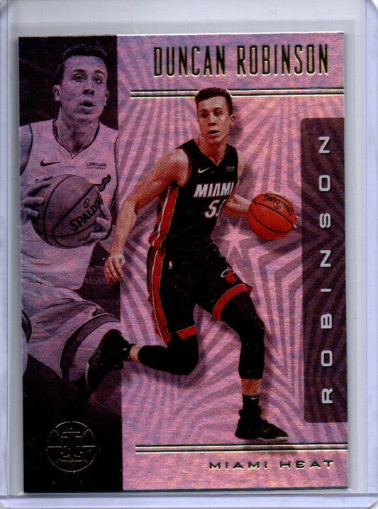 DUNCAN ROBINSON 2019-20 PANINI ILLUSIONS TRUE ROOKIE RC #66