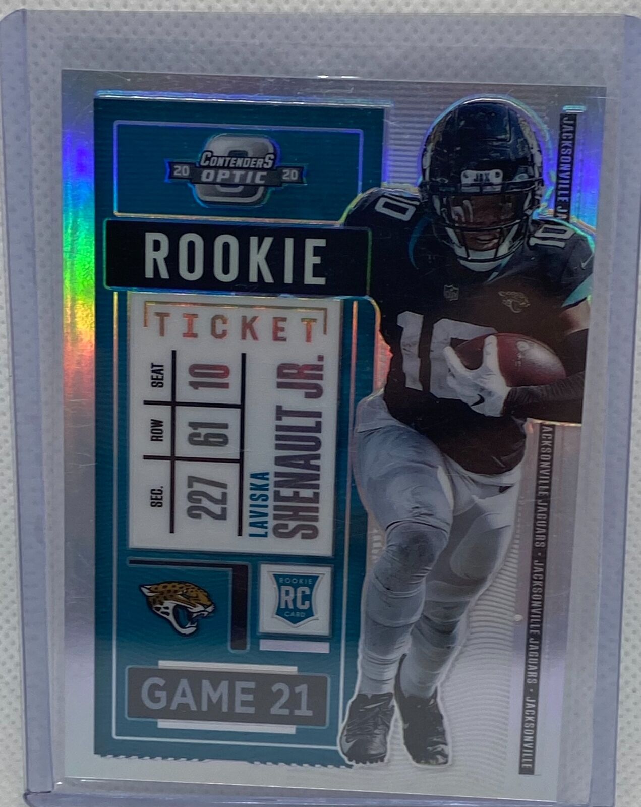 LAVISKA SHENAULT JR. 2020 PANINI CONTENDERS OPTIC ROOKIE TICKET PRIZM RC #89