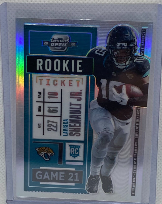 LAVISKA SHENAULT JR. 2020 PANINI CONTENDERS OPTIC ROOKIE TICKET PRIZM RC #89